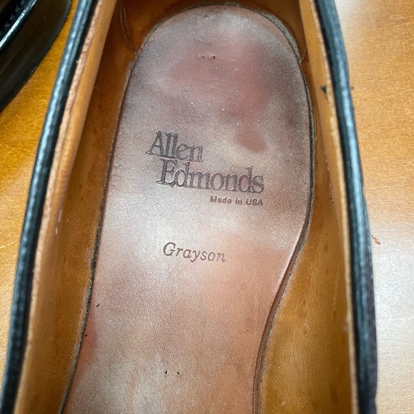 Allen Edmonds Burgundy Shell Cordovan loafers size 10B - Picture 5 of 6